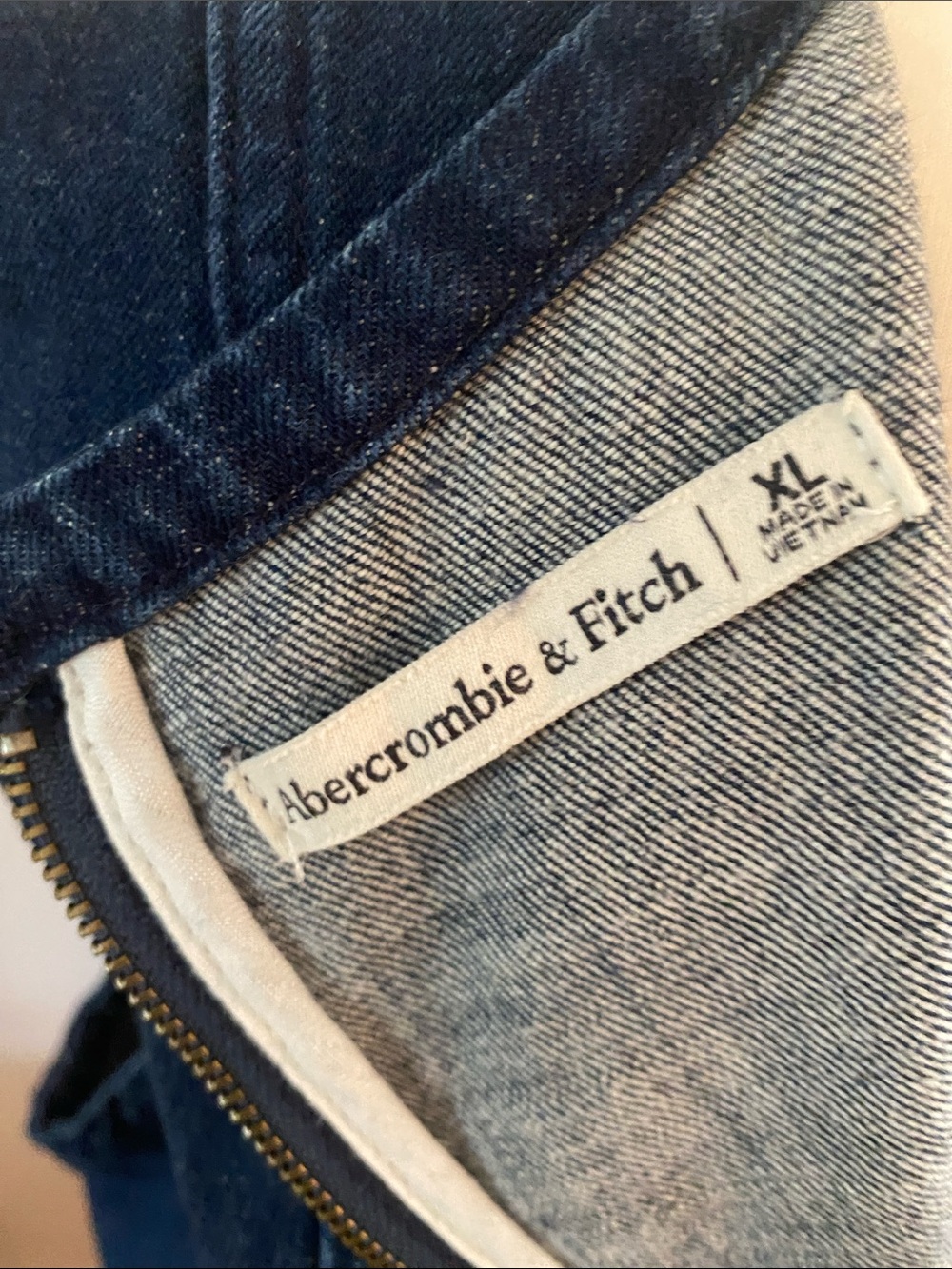 Abercrombie & fitch XL sleeveless jean dress - Picture 5 of 7